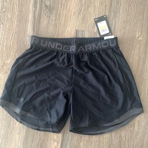 NWT Under Armour Black Athletic Shorts